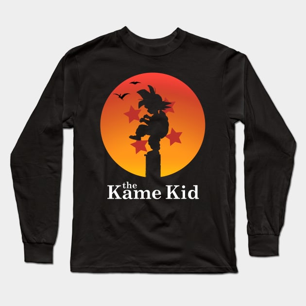 The Kame Kid Long Sleeve T-Shirt by DrMonekers